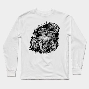 The Chase of Fortune: Pursuing Wealth in the Jaws of Currency Long Sleeve T-Shirt